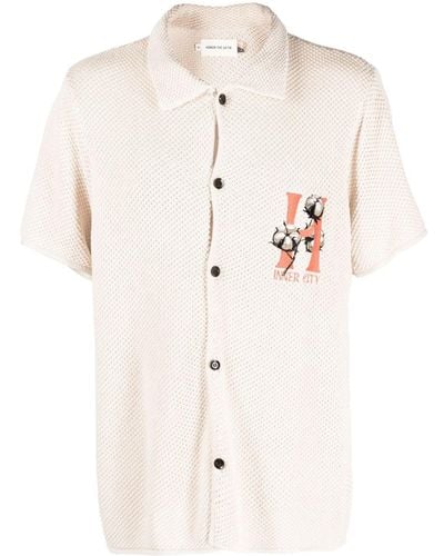 Honor The Gift Knit H Button Up - Neutro