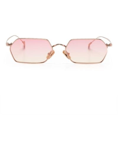 Eyepetizer Cavallet Geometric-frame Sunglasses - Pink