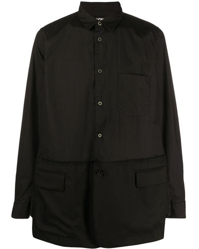 COMME DES GARÇON BLACK Katoenen Overhemd - Zwart