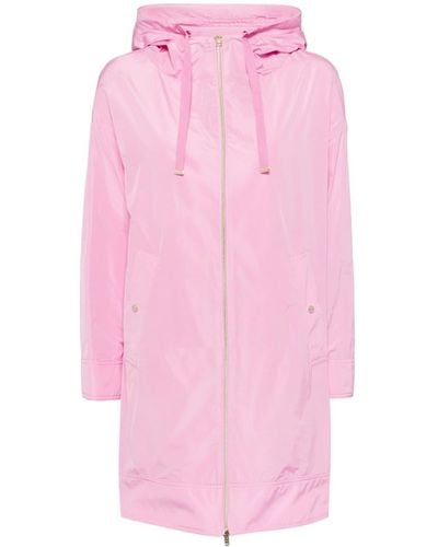 Herno Hooded Parka Coat - Pink