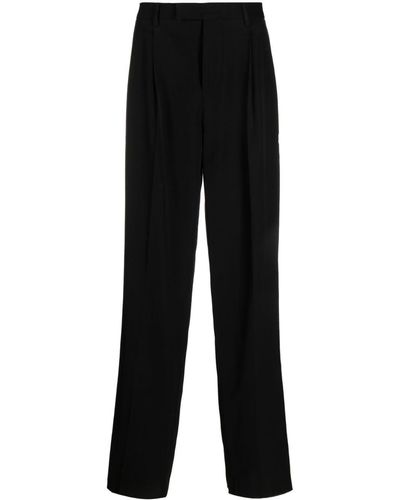 Versace Wide-leg Trousers - Black