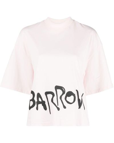 Barrow Multicolour-teddy-bear T-shirt - White