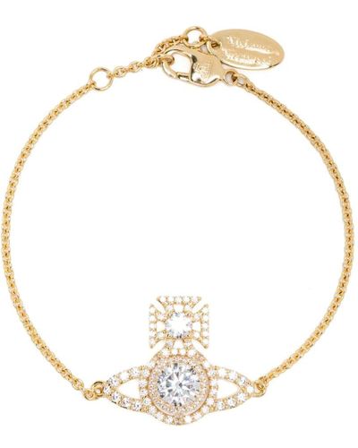 Vivienne Westwood Norabelle Crystal-embellished Bracelet - White