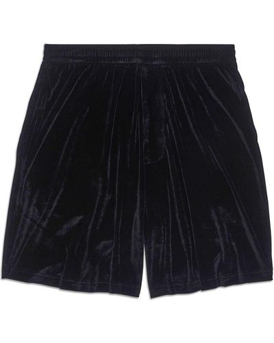 Balenciaga Pantalones cortos lisos - Negro