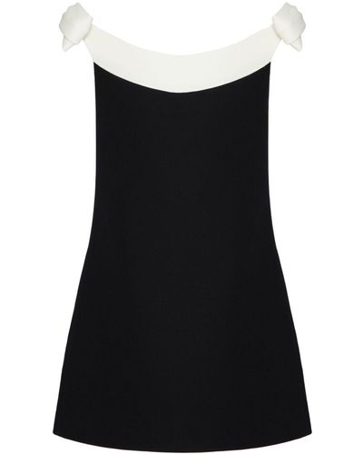 Valentino Garavani Crepe Couture Minikleid - Schwarz