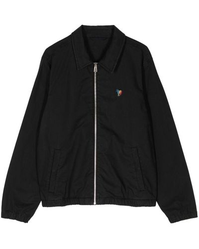 PS by Paul Smith Zebra Embroidered Jacket - Negro