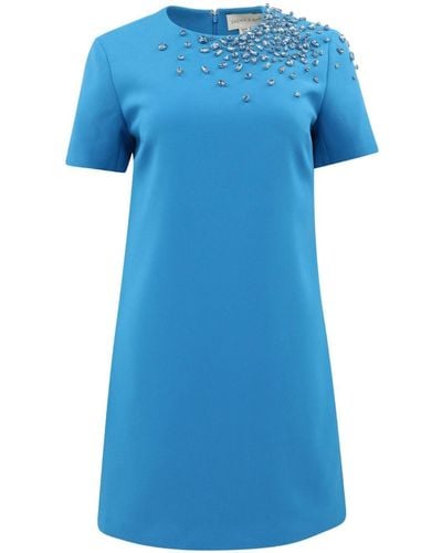 Sachin & Babi Lauren Crystal-embellished Dress - Blue