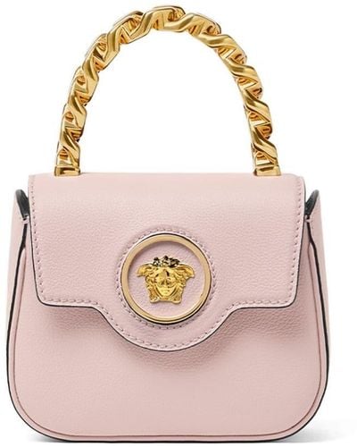 Versace Mini La Medusa Tote Bag - Pink