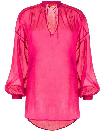 Manning Cartell Lyrical Lace-up Blouse - Pink