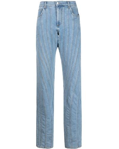 Mugler Jeans Snow Spiral - Blu
