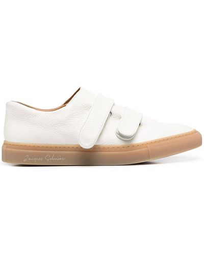 Mackintosh Touch-strap Low-top Trainers - White