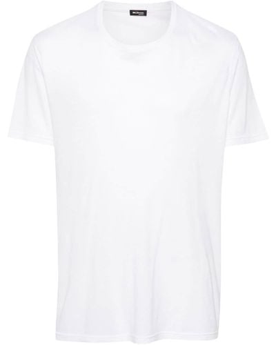 Kiton Cotton-cashmere-blend T-shirt - White