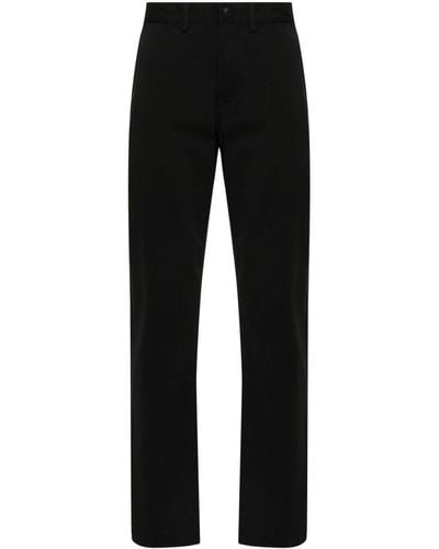 Polo Ralph Lauren Polo Pony-embroidered Chinos Trousers - Black