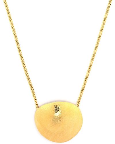 Wouters & Hendrix Hammered-detail Pendant Necklace - Metallic