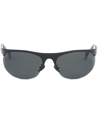 Marni Salar De Uyuni Oval-frame Sunglasses - Gray