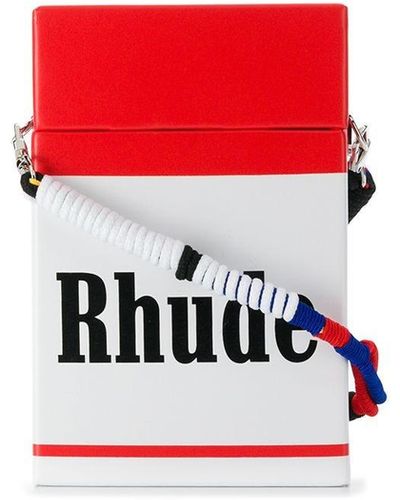 Rhude Cigarette Case Shoulder Bag - Red