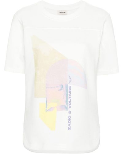 Zadig & Voltaire Bow Graphic-print T-shirt - White