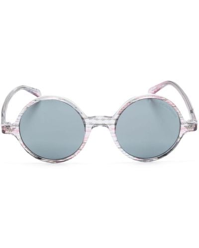 Emporio Armani Round-frame Sunglasses - Blue