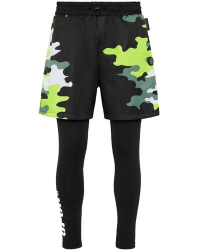 Philipp Plein Pantalon de jogging à motif camouflage - Vert