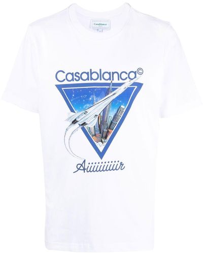 Casablancabrand Autour De L'orange Tシャツ - ブルー