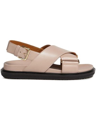 Marni Fussbet Sandalen - Braun