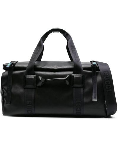 Gucci GG Crystal-canvas Duffle Bag - Black