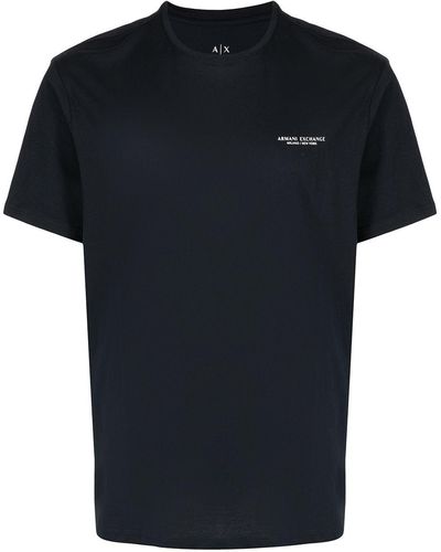Armani Exchange ロゴ Tシャツ - ブルー
