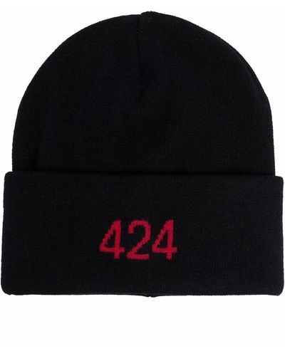 424 Hats Black