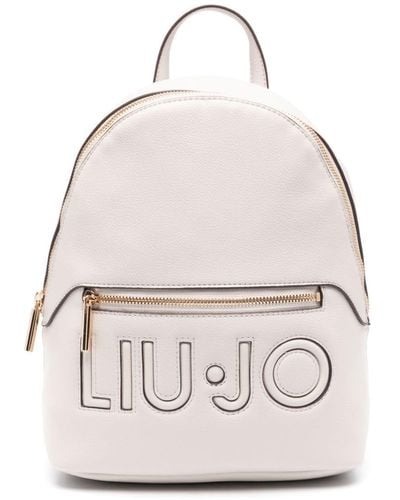 Liu Jo Cut Out-logo Backpack - White