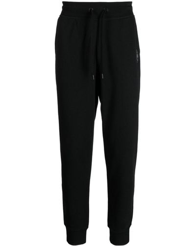 Canada Goose Logo-patch Tapered Track Pants - Black