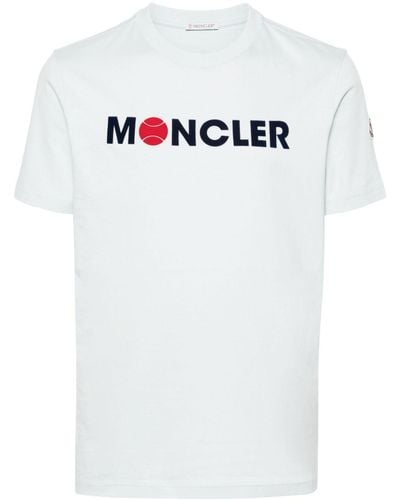 Moncler フロックロゴ Tシャツ - ホワイト
