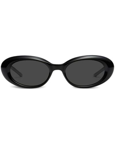 Gentle Monster Molta 01 Oval-frame Sunglasses - Black