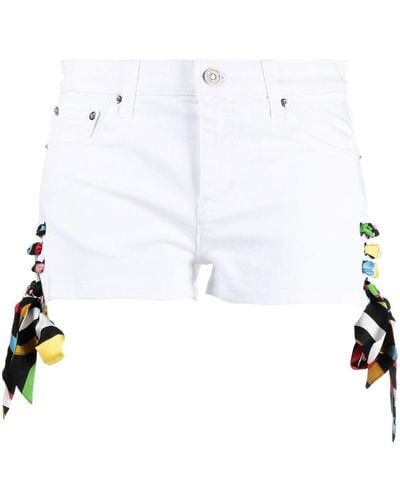 Emilio Pucci Marmo-print Shorts - White