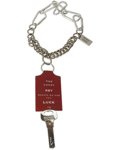 Chopova Lowena Halskette mit Schlüsselanhänger - Rot