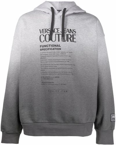 Versace Jeans Couture Felpa con stampa - Grigio