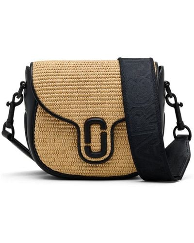 Marc Jacobs Bolso saddle The Small Woven J Marc - Negro