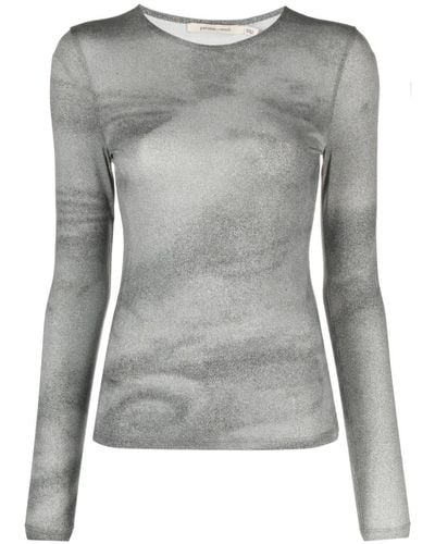 Paloma Wool Camiseta Arcangel con manga larga - Gris