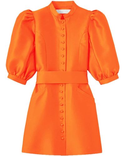 D'Estree Amoako Kleid mit Satin-Finish - Orange