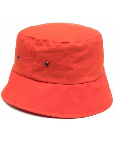 Mackintosh Sombrero de pescador encerado - Naranja