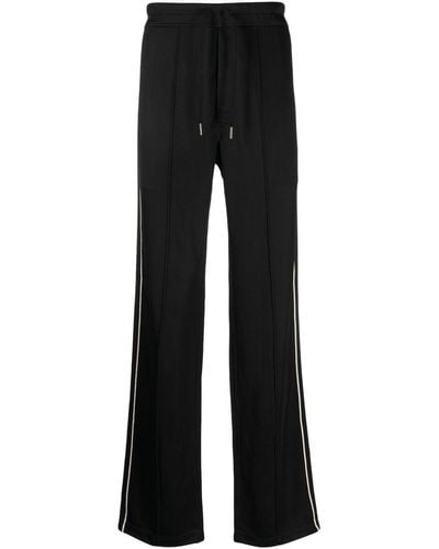Tom Ford Pantalones de chándal con detalle de rayas - Negro