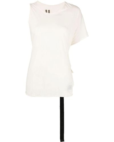 Rick Owens DRKSHDW Dafne T-Shirt aus Bio-Baumwolle - Weiß