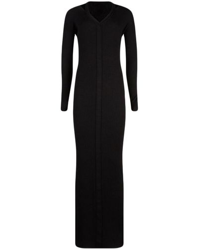 RTA Denise Long-sleeve Midi Dress - Black