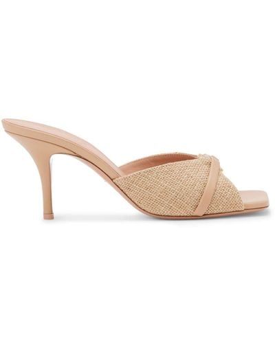 Malone Souliers Patricia 70mm Jute Mules - Natural