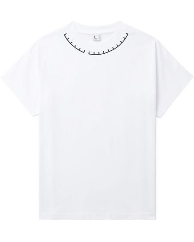 Random Identities Printed Short-sleeve T-shirt - White