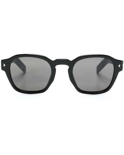 Prada Willow Geometric-frame Sunglasses - Grey