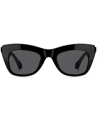 Etro Gafas de sol con montura cat eye - Negro