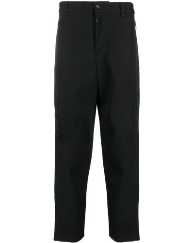 Lanvin Cropped Wool Tailored Trousers - Black