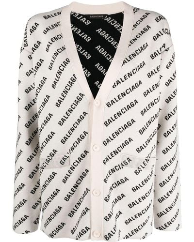 Balenciaga Vest Met Logoprint - Wit