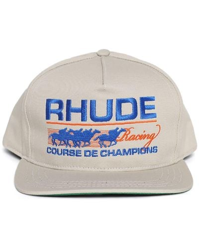 Rhude Casquette Course de Champions - Gris