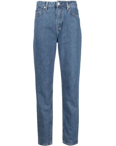 Tommy Hilfiger Gramercy High-waisted Tapered-leg Jeans - Blue